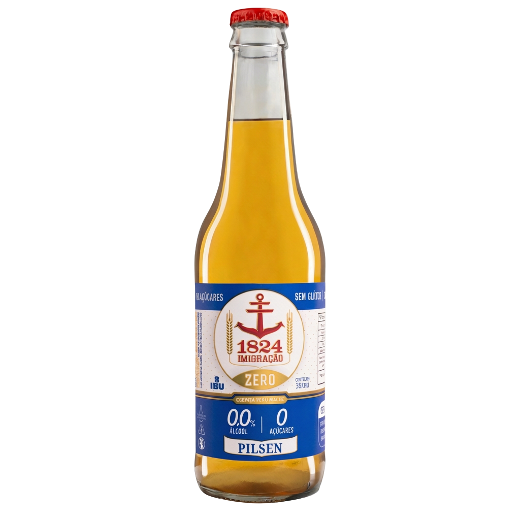 Long Neck Imigração Pilsen Zero 355 ml — 0,0% álcool